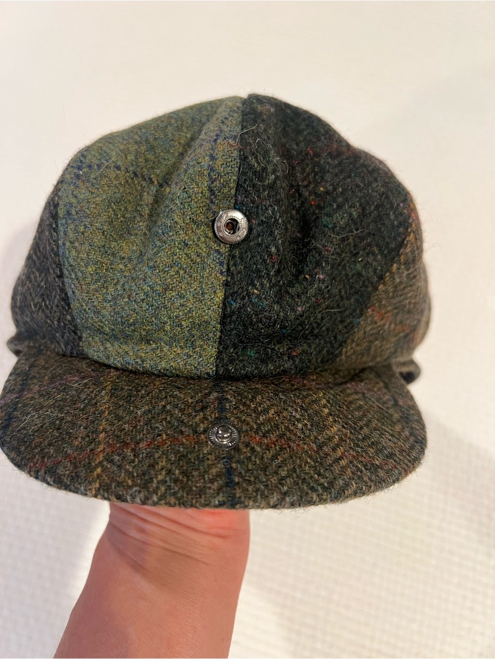 Barbour Bakerboy 8 panel patch cap, size S - Picture 7 of 7